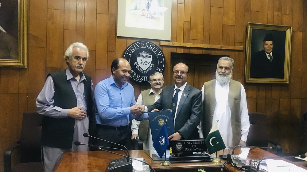 University of Peshawar has entered in to a memorandum of understanding  with 'Foundation lit' to work closely with Pashto Academy for publication of Children and Folk literature in English and applications development to enhance book reading culture on 3rd April, 2019.